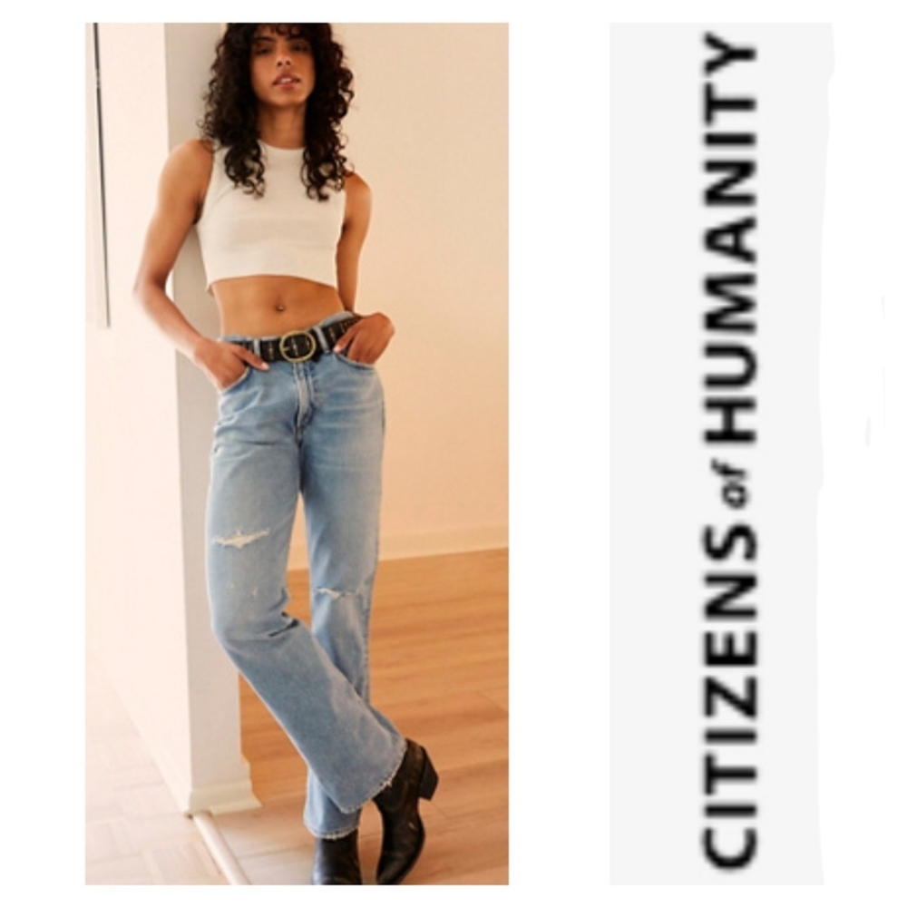 Citizens of Humanity Libby Relaxed Bootcut Denim Jeans 27 High Rise NEW NWT